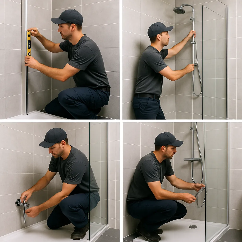 Douche à l'italienne